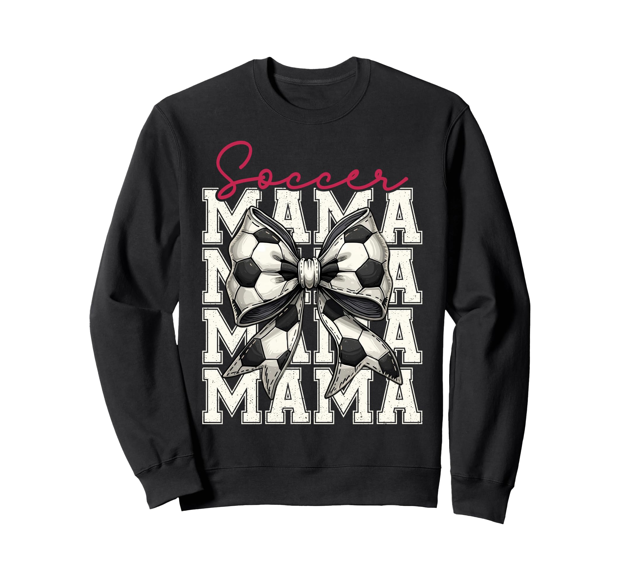 Soccer Mama Funny Coquette Bow Sweatshirt - Casual Everyday Wear Men Women - T-Shirt, Sweatshirt, Hoodie