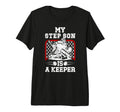 Mens Hockey Keeper Step Dad Hockey T-Shirt - Aesthetic Graphic Men Women - T-Shirt, Sweatshirt, Hoodie