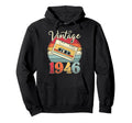 40S 1946 Birthday Cassette Tape 1946 Hoodie - Novelty Apparel Men Women - T-Shirt, Sweatshirt, Hoodie
