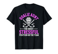 Funny Hockey Goalie Aunt Hockey T-Shirt - Custom Art Print Men Women - T-Shirt, Sweatshirt, Hoodie