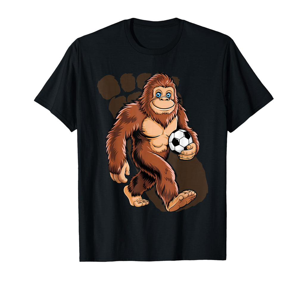 Bigfoot Funny Believe Loves Soccer T-Shirt - Trendy Graphic for Adults - T-Shirt, Sweatshirt, Hoodie