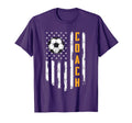 Soccer Coach American Flag Funny Trainer T-Shirt - Novelty Apparel Unisex - T-Shirt, Sweatshirt, Hoodie