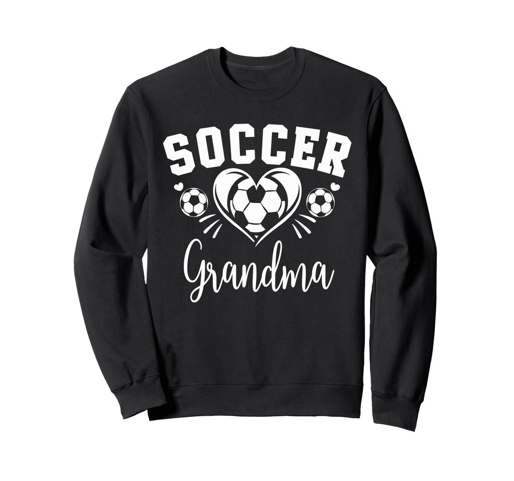 Soccer Grandma Soccer Heart Sweatshirt - Novelty Apparel for Adults - T-Shirt, Sweatshirt, Hoodie