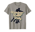 Rainbow Roller Rink T-Shirt - Trendy Graphic for Adults - T-Shirt, Sweatshirt, Hoodie