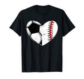 Baseball Lover Heart Soccer Player Gift T-Shirt - Unique Graphic Men Women - T-Shirt, Sweatshirt, Hoodie