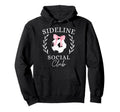 Sideline Social Club Coquette Soccer Mom Hoodie - Graphic Print Men Women - T-Shirt, Sweatshirt, Hoodie