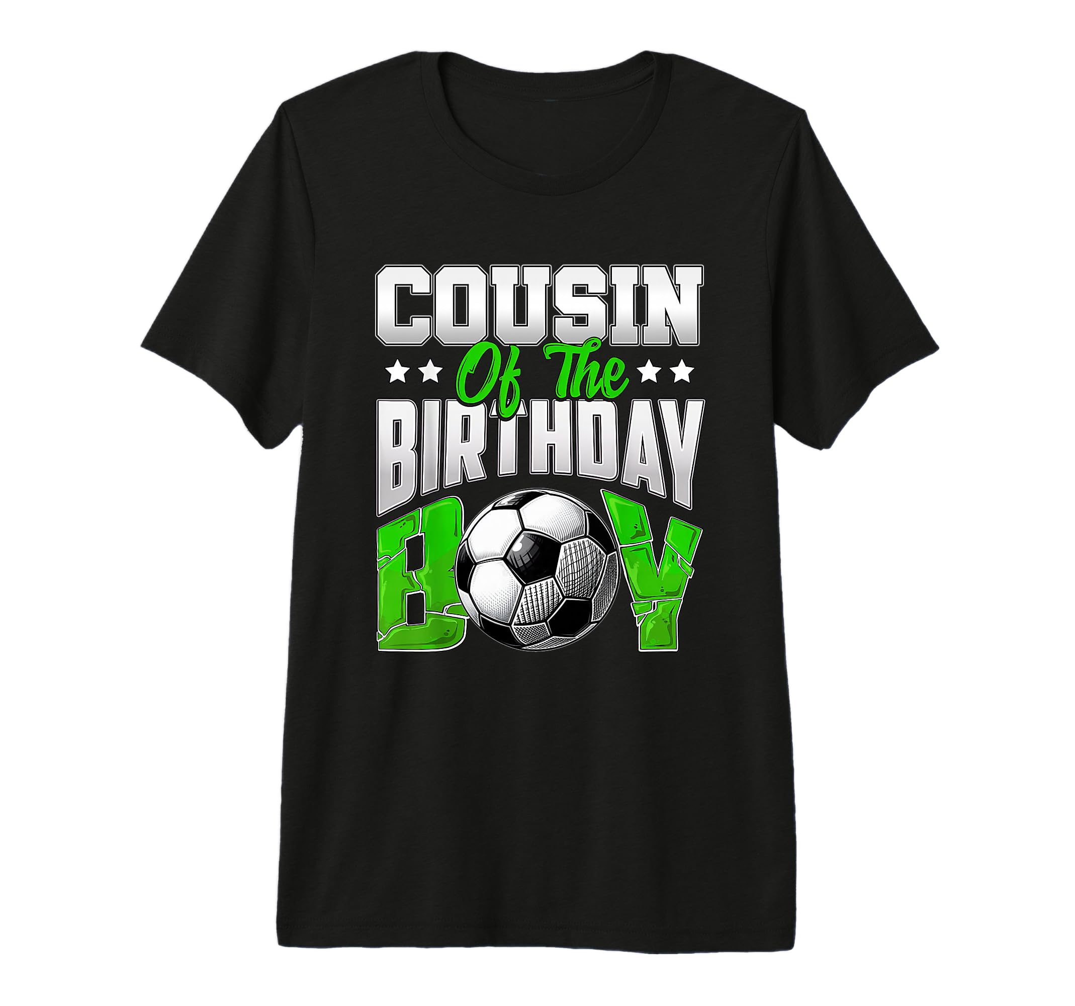 Cousin Birthday Soccer Family Baller B T-Shirt - Trendy Graphic for Adults - T-Shirt, Sweatshirt, Hoodie