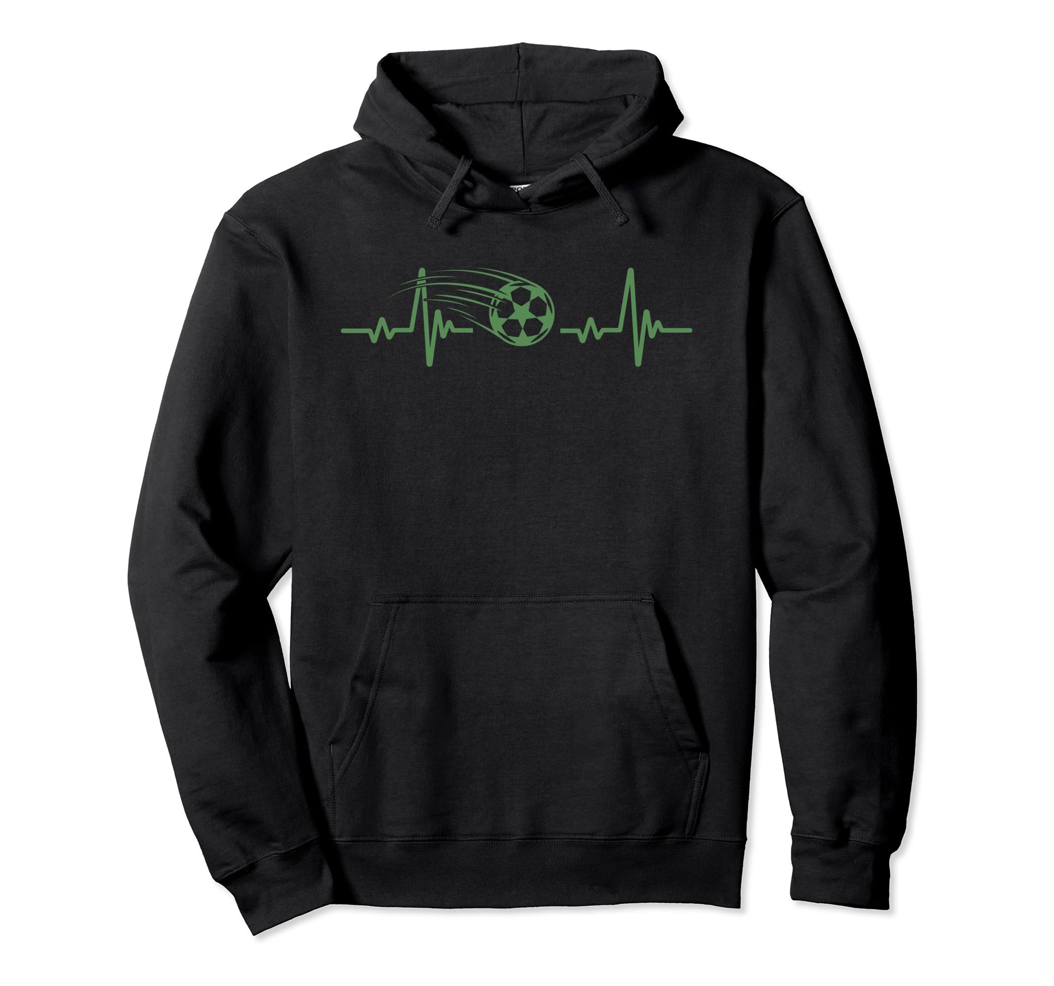 Soccer Heartbeat Tees Soccer Ball Hoodie - Novelty Apparel Unisex - T-Shirt, Sweatshirt, Hoodie