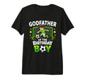 Godfather Birthday Soccer Ball Funny T-Shirt - Custom Art Print for Adults - T-Shirt, Sweatshirt, Hoodie