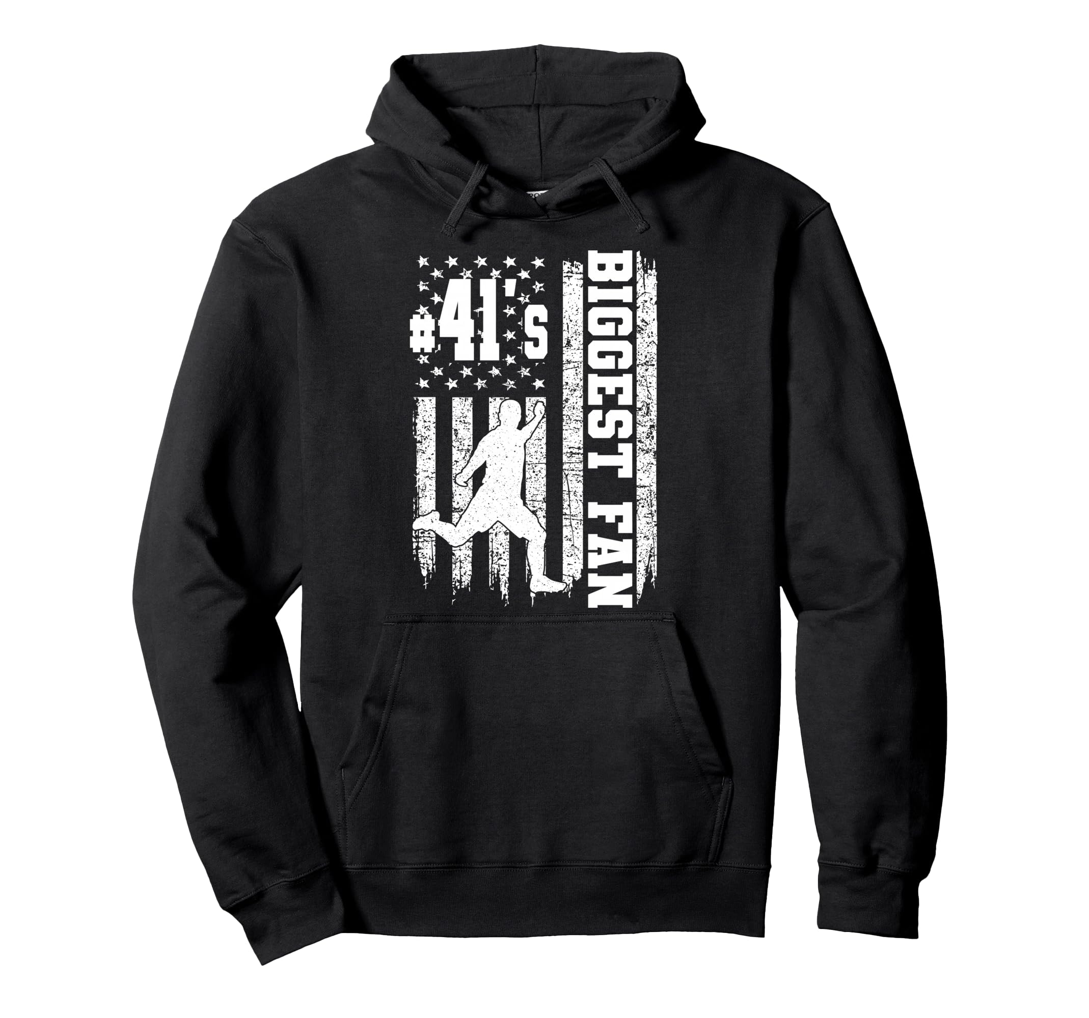 Soccer Biggest Fan Number 41 Proud Hoodie - Custom Art Print Unisex - T-Shirt, Sweatshirt, Hoodie
