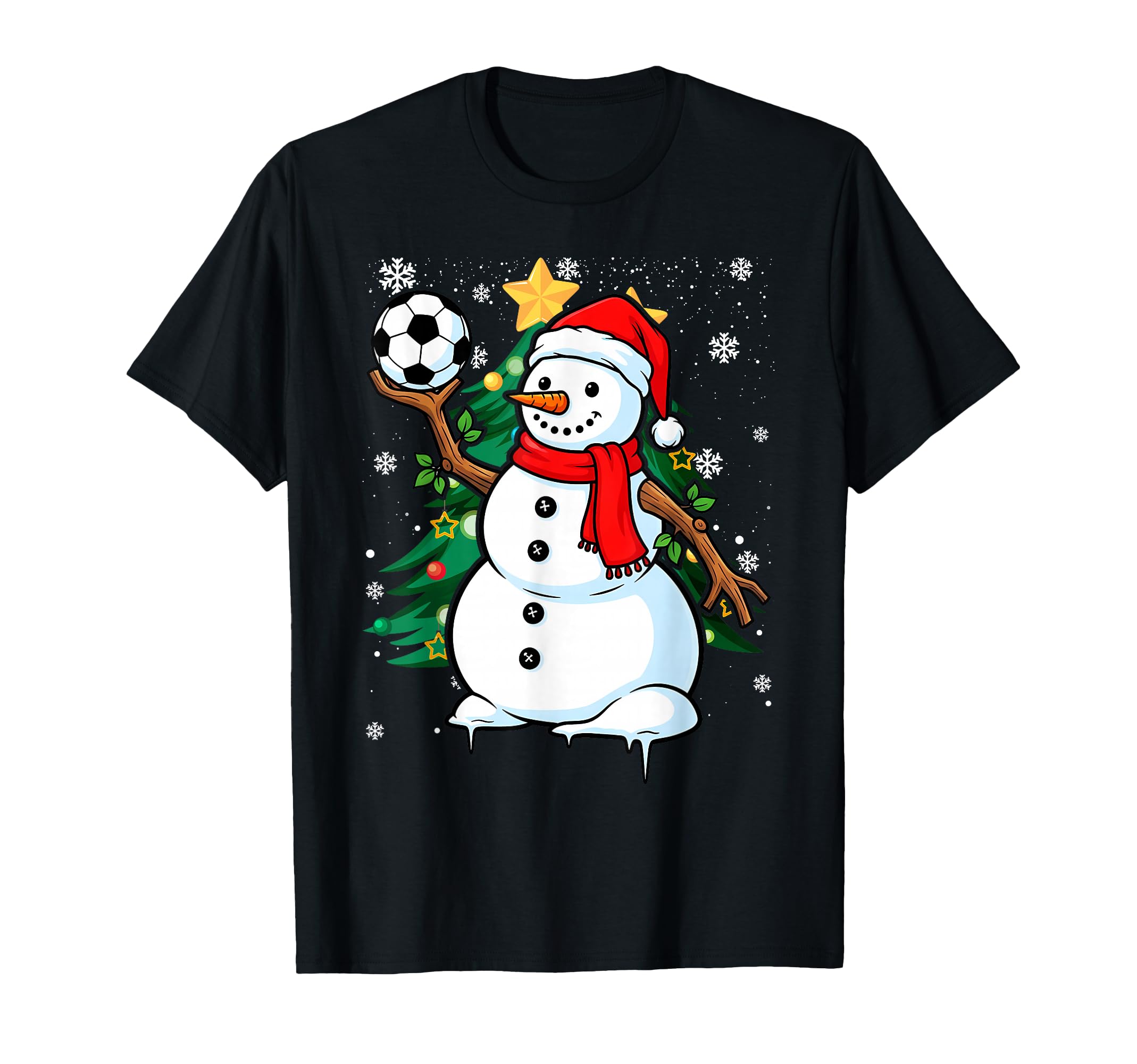 Goalkeeper Soccer Snowman T-Shirt - Novelty Apparel Men Women - T-Shirt, Sweatshirt, Hoodie