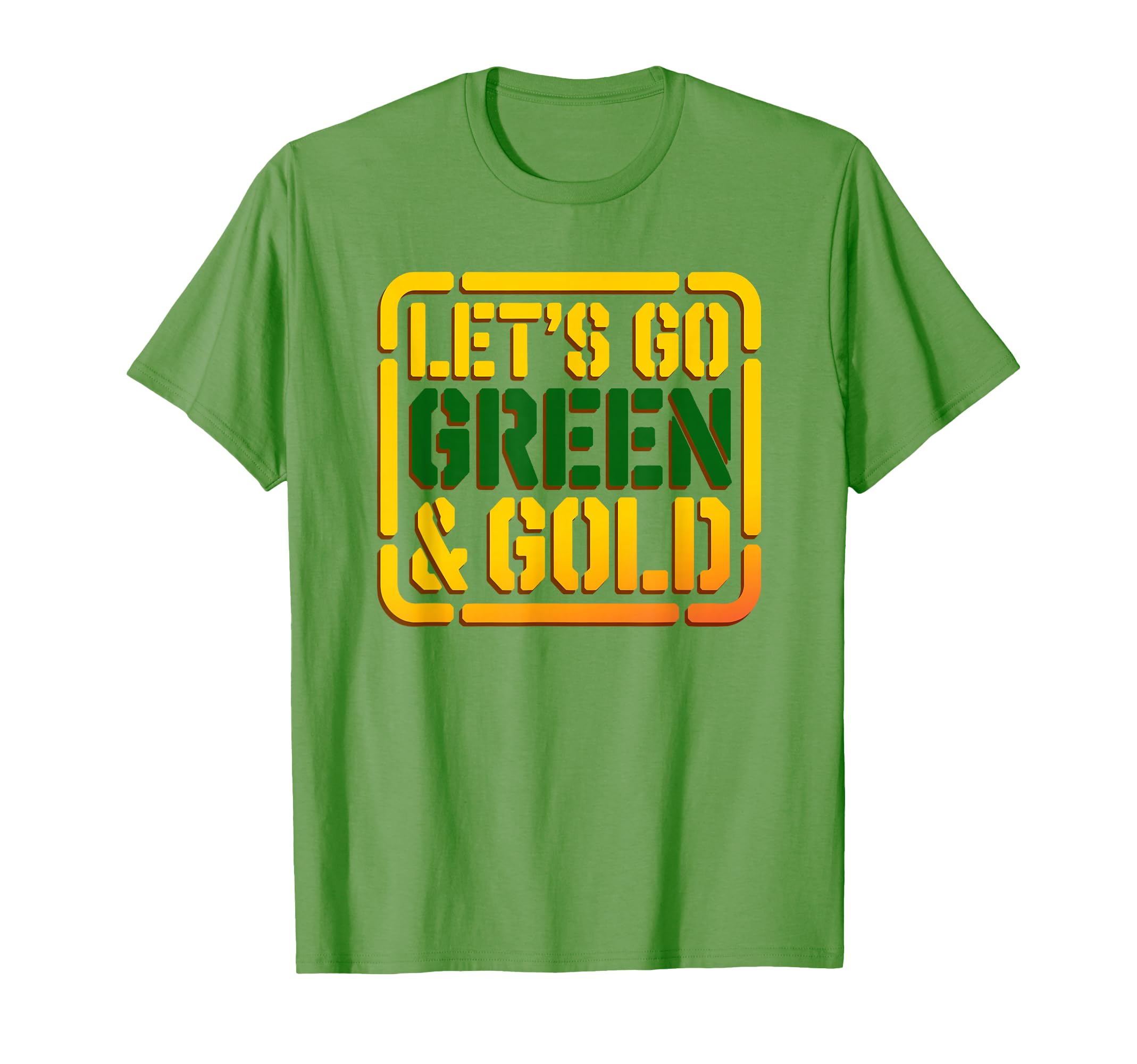 Lets Go Green Gold Team Tournament War T-Shirt - Fun Novelty Design Unisex - T-Shirt, Sweatshirt, Hoodie