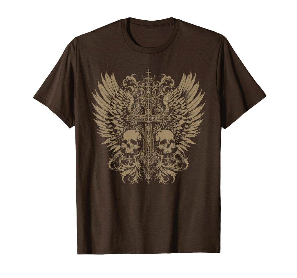 Y2K Grunge Aesthetic Alt Goth Skull T-Shirt - Novelty Apparel Men Women - T-Shirt, Sweatshirt, Hoodie