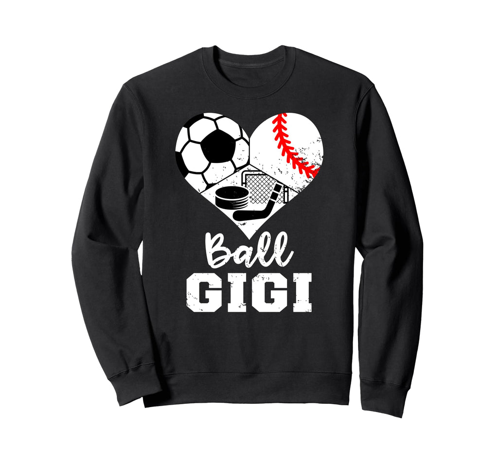 Ball Gigi Funny Soccer Baseball Sweatshirt - Minimalist Print Unisex - T-Shirt, Sweatshirt, Hoodie