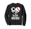 Ball Gigi Funny Soccer Baseball Sweatshirt - Minimalist Print Unisex - T-Shirt, Sweatshirt, Hoodie