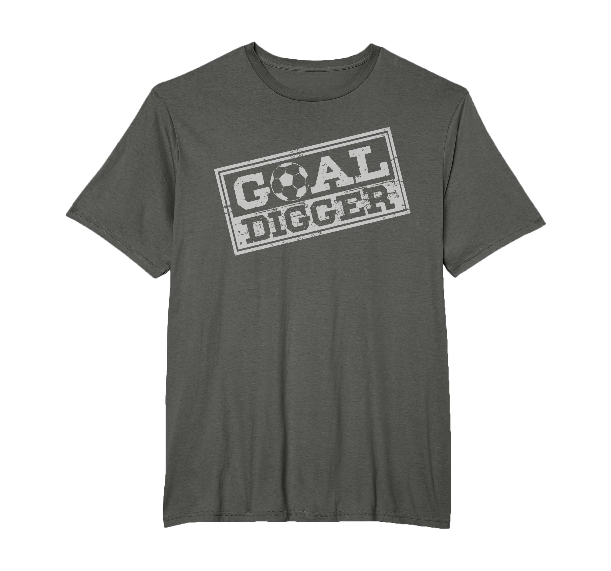 Goal Digger Football Player Sport T-Shirt - Minimalist Print Men Women - T-Shirt, Sweatshirt, Hoodie