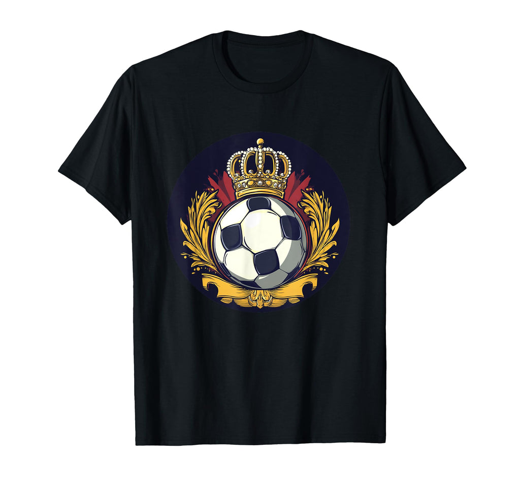 Rule Field This Crowned Soccer Ball T-Shirt - Graphic Print Unisex - T-Shirt, Sweatshirt, Hoodie