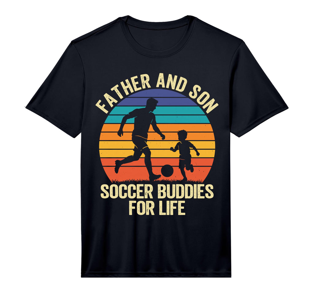 Mens Father And Son Soccer T-Shirt - Casual Everyday Wear for Adults - T-Shirt, Sweatshirt, Hoodie
