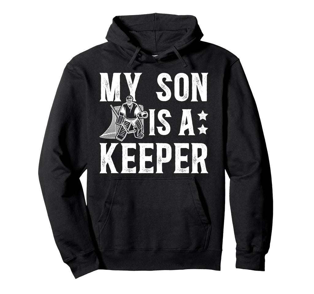 Ice Hockey Keeper Dad Hockey Goalie Hoodie - Casual Everyday Wear Unisex - T-Shirt, Sweatshirt, Hoodie