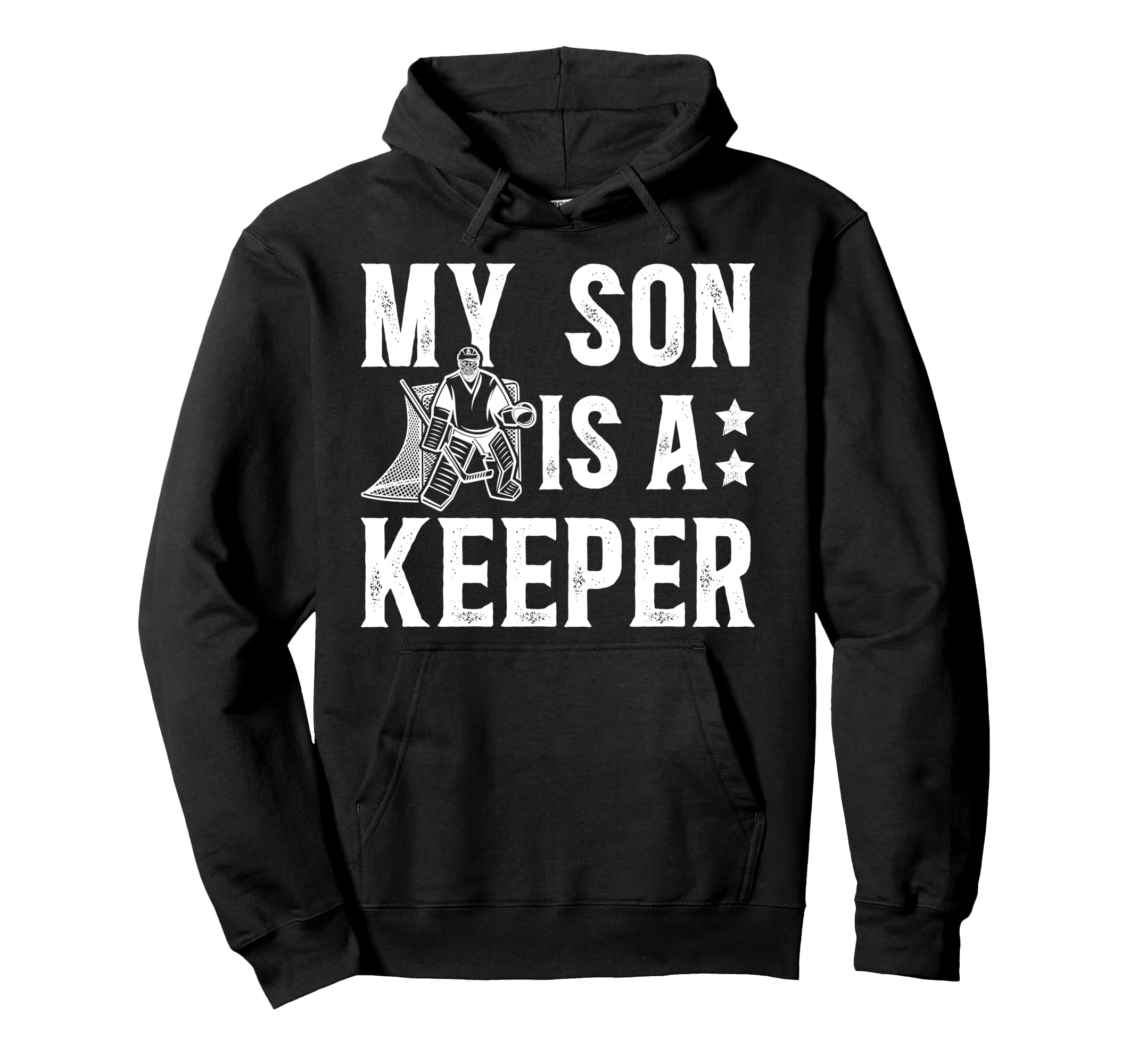 Ice Hockey Keeper Dad Hockey Goalie Hoodie - Casual Everyday Wear Unisex - T-Shirt, Sweatshirt, Hoodie