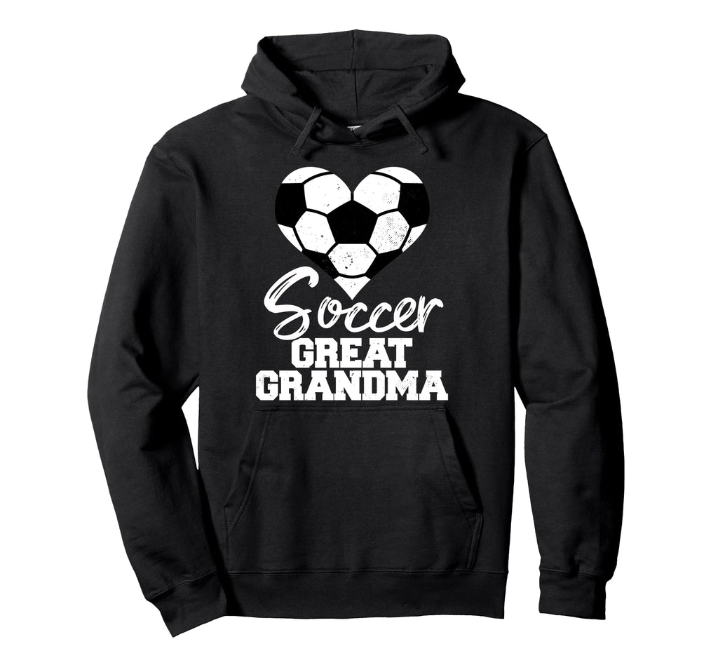 Soccer Great Grandma Heart Funny Hoodie - Aesthetic Graphic for Adults - T-Shirt, Sweatshirt, Hoodie