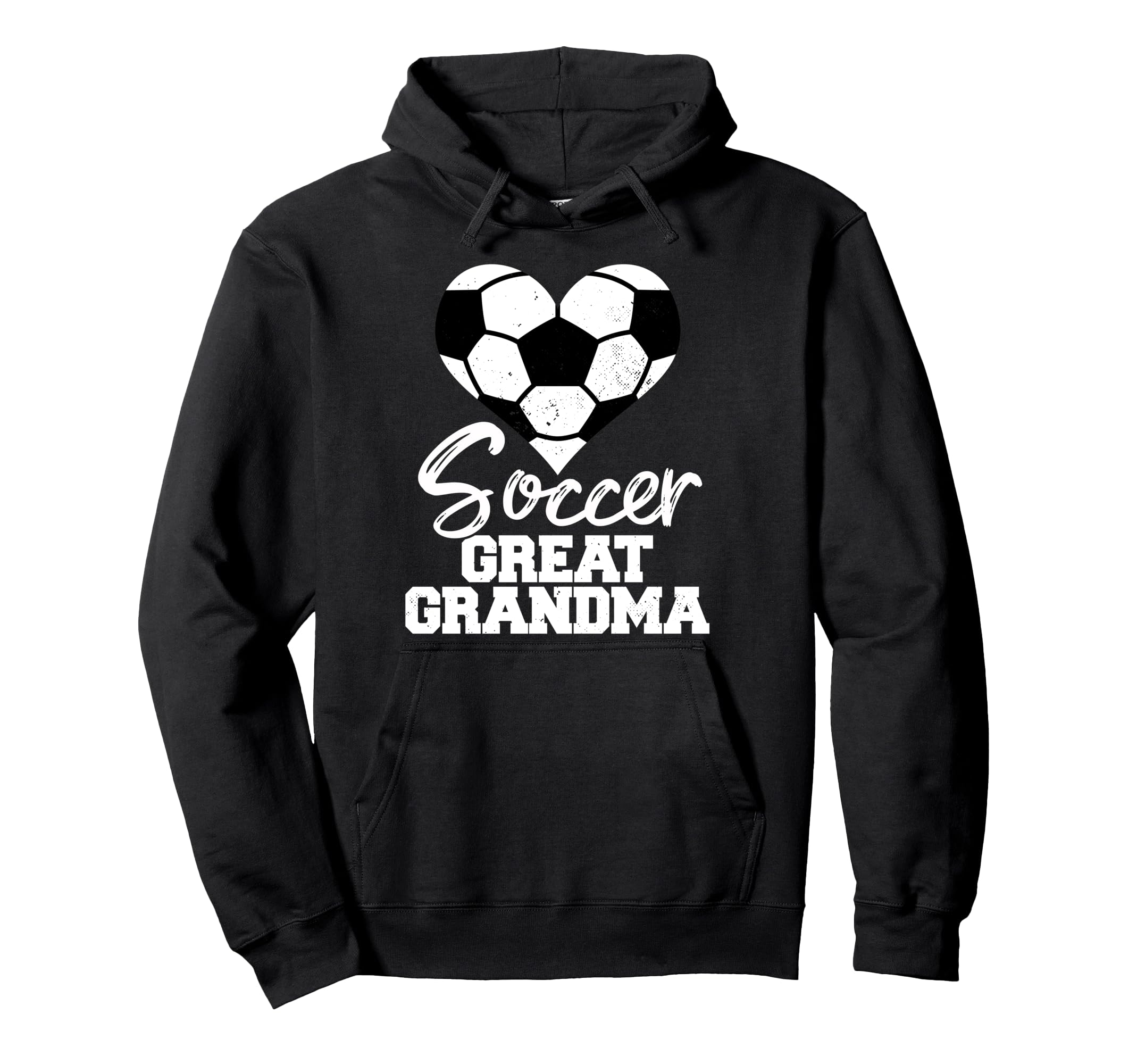 Soccer Great Grandma Heart Funny Hoodie - Aesthetic Graphic for Adults - T-Shirt, Sweatshirt, Hoodie