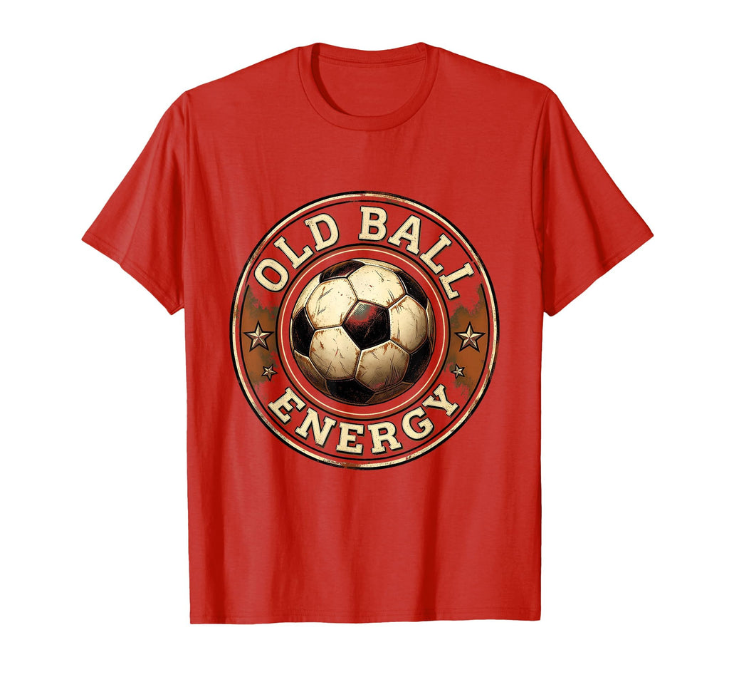 Old Ball Energy Soccer Ball T-Shirt - Trendy Graphic for Adults - T-Shirt, Sweatshirt, Hoodie