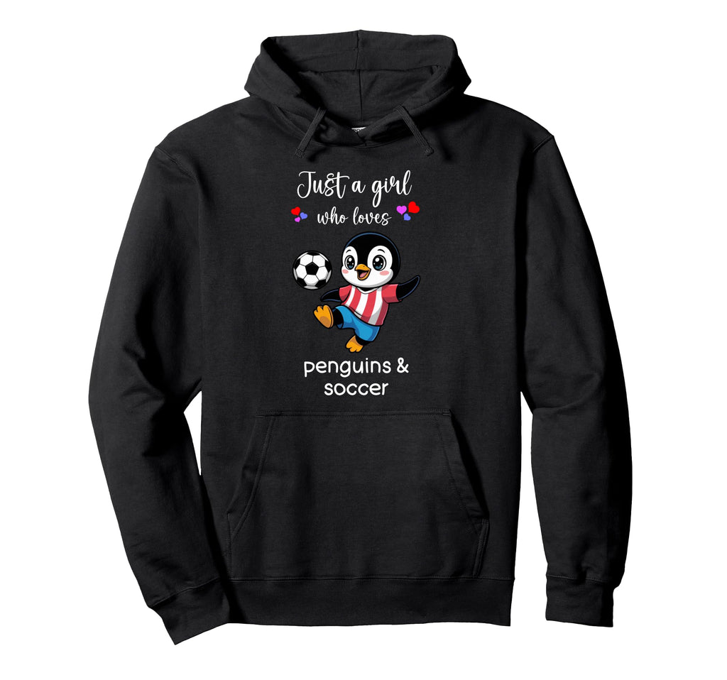 Penguin Soccer Penguin Soccer Hoodie - Fun Novelty Design Unisex - T-Shirt, Sweatshirt, Hoodie