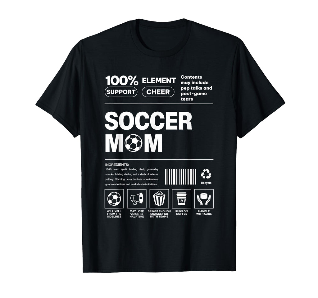 Funny Soccer Mom Mothers Day Football T-Shirt - Novelty Apparel for Adults - T-Shirt, Sweatshirt, Hoodie