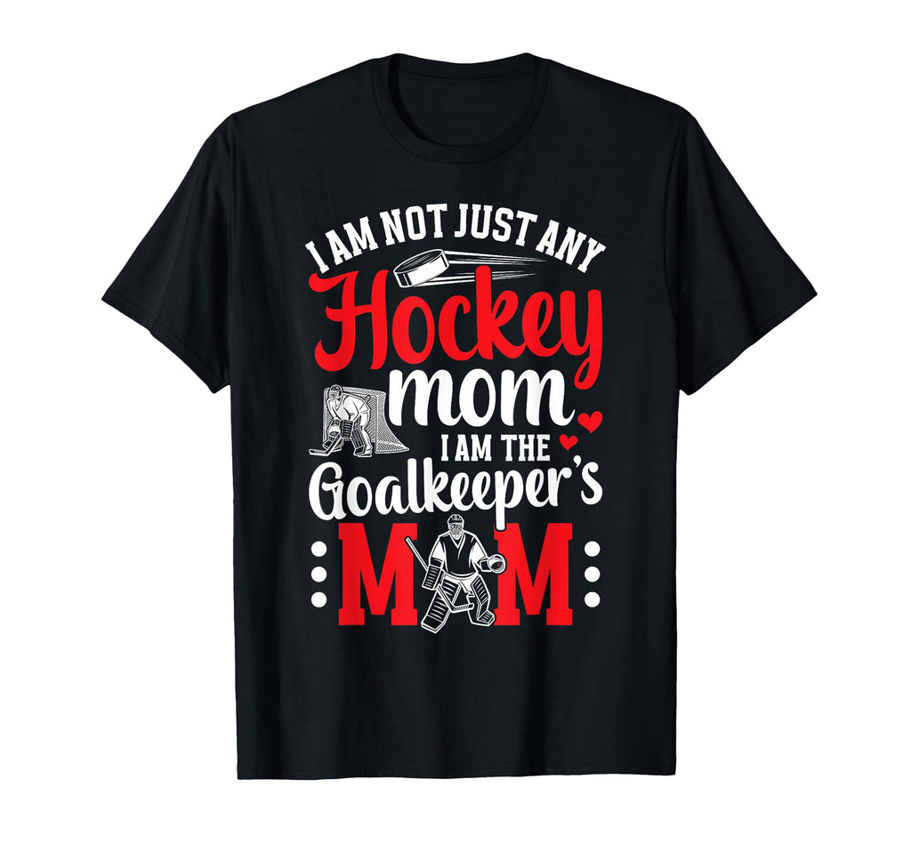 Im Hockey Goalkeeper Mom Ice Hockey T-Shirt - Minimalist Print Unisex - T-Shirt, Sweatshirt, Hoodie