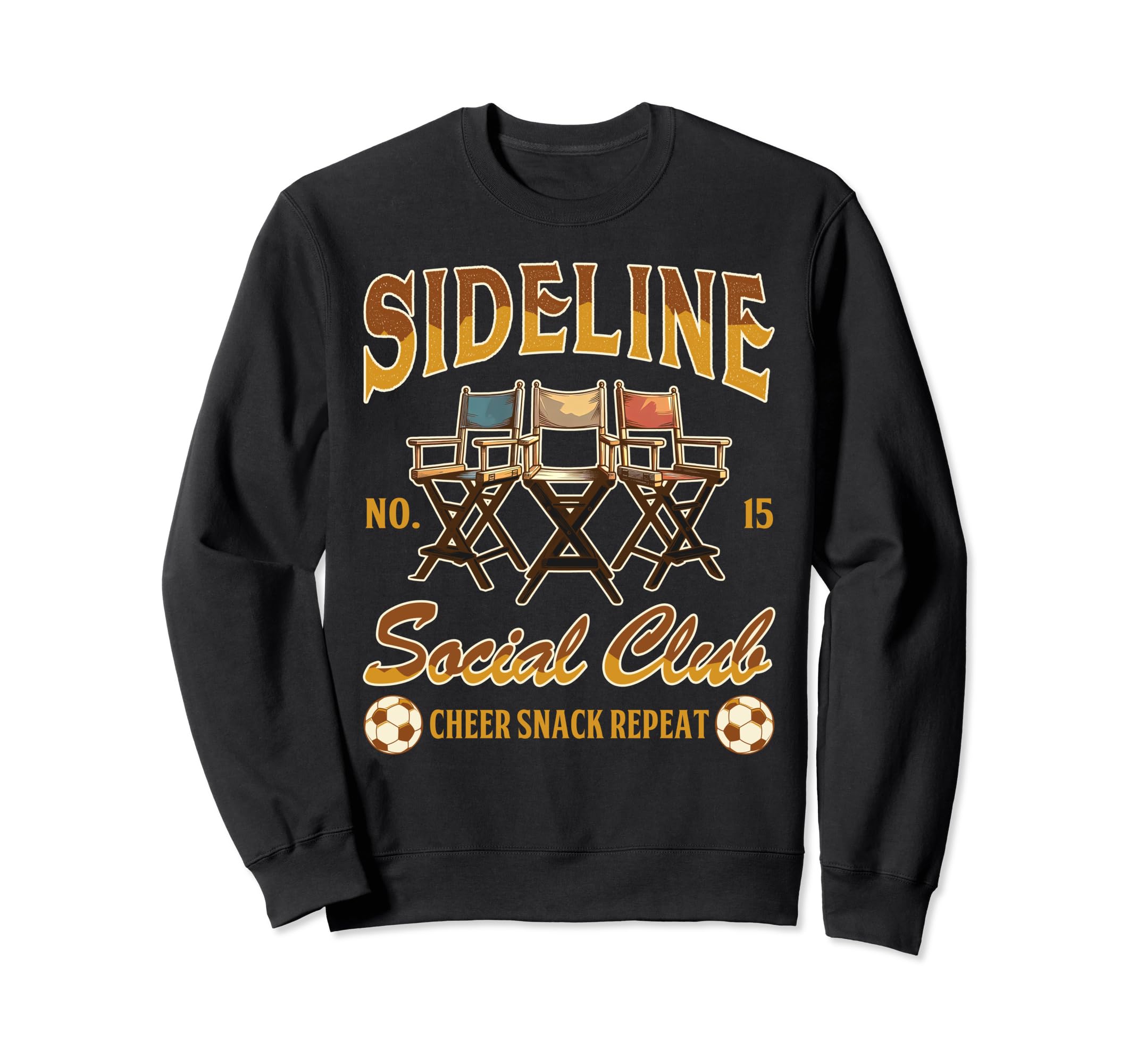 Soccer Mom Family Sideline Social Sweatshirt - Graphic Print for Adults - T-Shirt, Sweatshirt, Hoodie