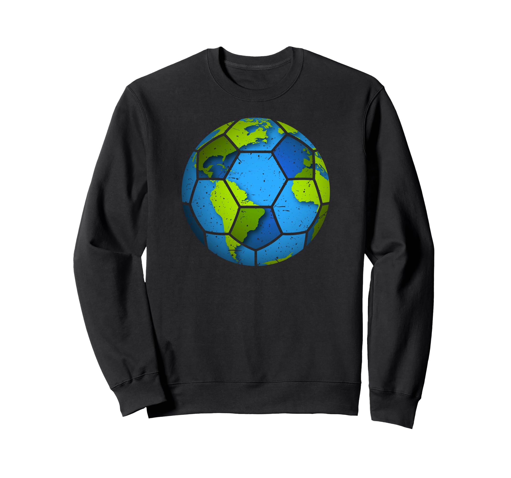Earth Soccer Ball Earth Day Favors Sweatshirt - Custom Art Print Unisex - T-Shirt, Sweatshirt, Hoodie