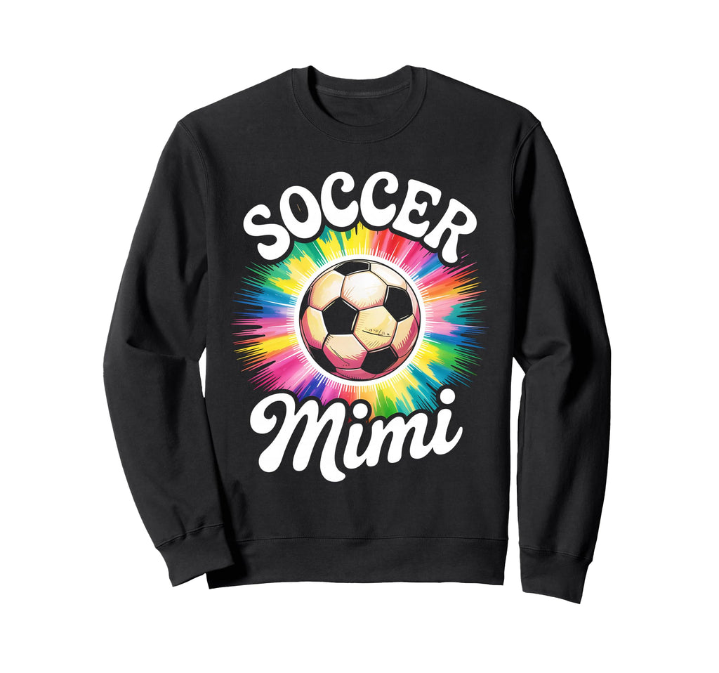 Soccer Mimi Grandma Tie Dye Sweatshirt - Graphic Print Men Women - T-Shirt, Sweatshirt, Hoodie