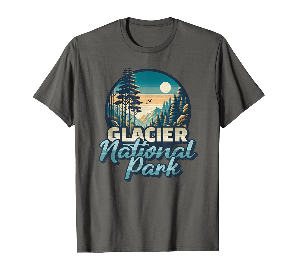 Glacier National Park Trendy T-Shirt - Aesthetic Graphic Men Women - T-Shirt, Sweatshirt, Hoodie