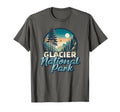 Glacier National Park Trendy T-Shirt - Aesthetic Graphic Men Women - T-Shirt, Sweatshirt, Hoodie