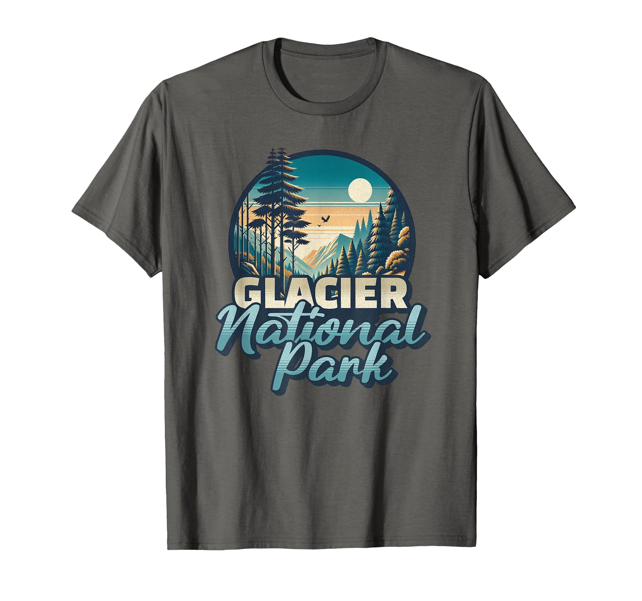 Glacier National Park Trendy T-Shirt - Aesthetic Graphic Men Women - T-Shirt, Sweatshirt, Hoodie