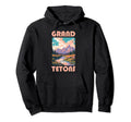 70S Pastel Grand Tetons National Park Hoodie - Unique Graphic Unisex - T-Shirt, Sweatshirt, Hoodie