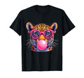 Leopard Cheetah Jaguar Cat Sunglasses T-Shirt - Novelty Apparel for Adults - T-Shirt, Sweatshirt, Hoodie