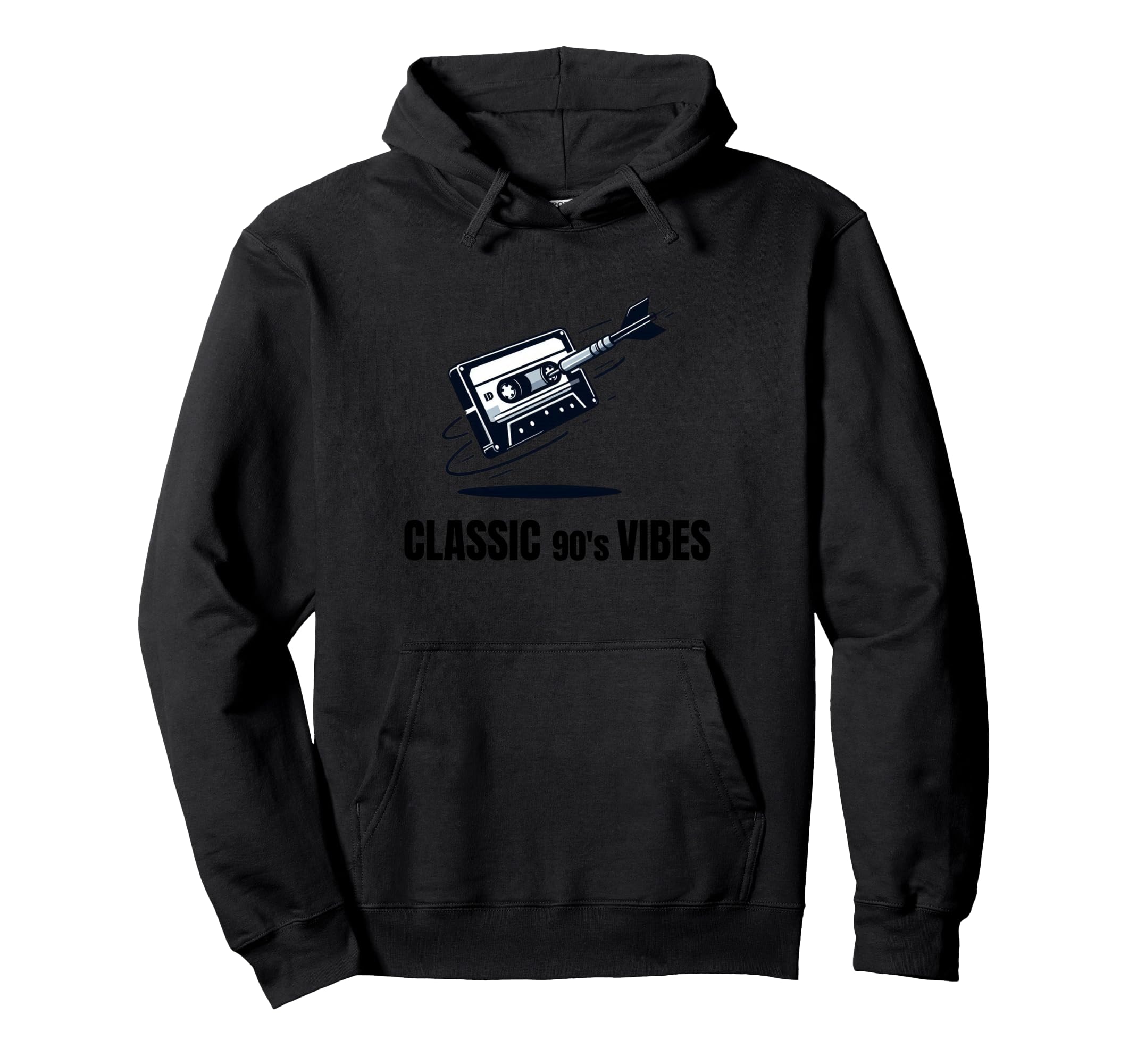 90S Vibes Dart Fan Cassette Tape Darts Hoodie - Unique Graphic Unisex - T-Shirt, Sweatshirt, Hoodie