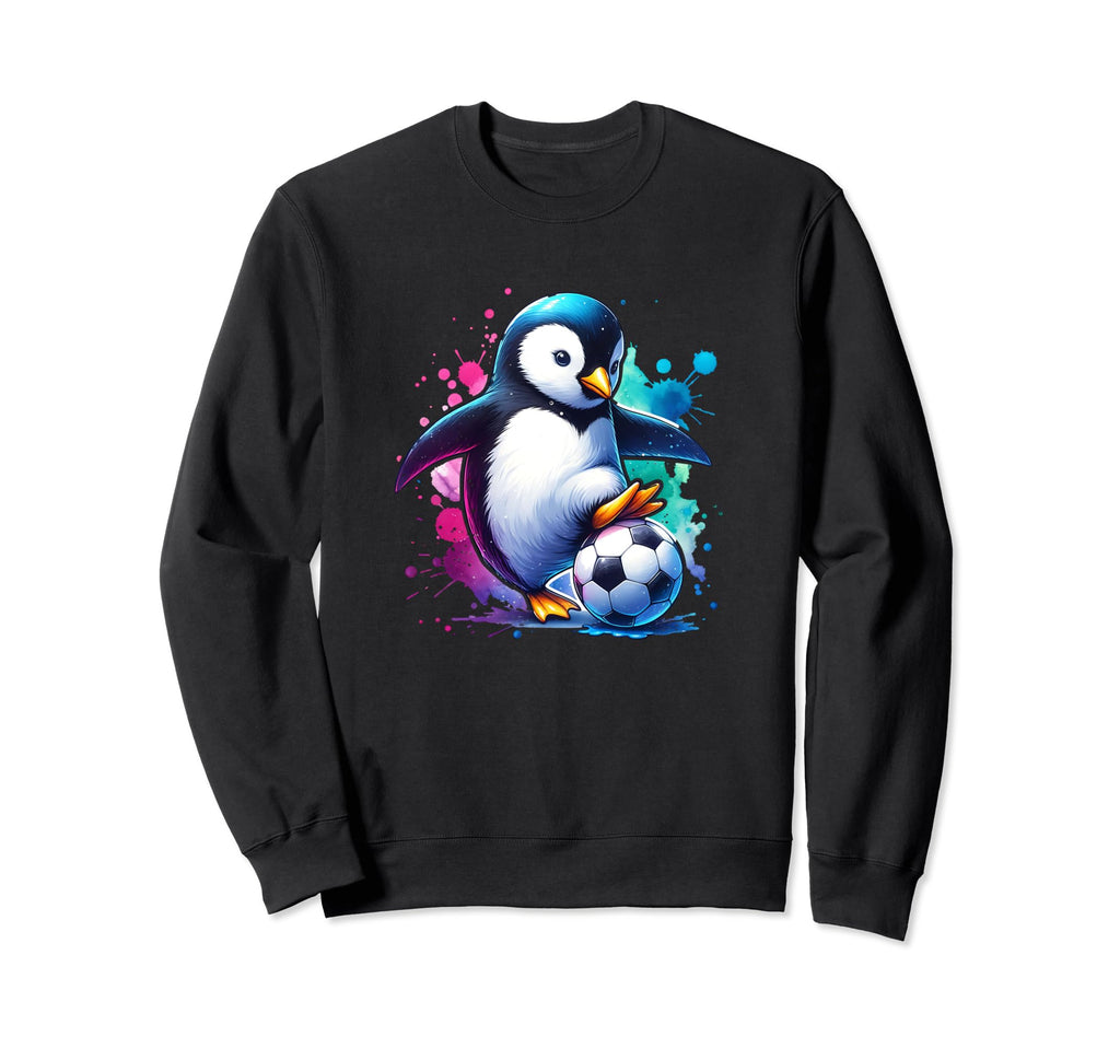 Penguin Lover Soccer Player Fan Sweatshirt - Graphic Print for Adults - T-Shirt, Sweatshirt, Hoodie