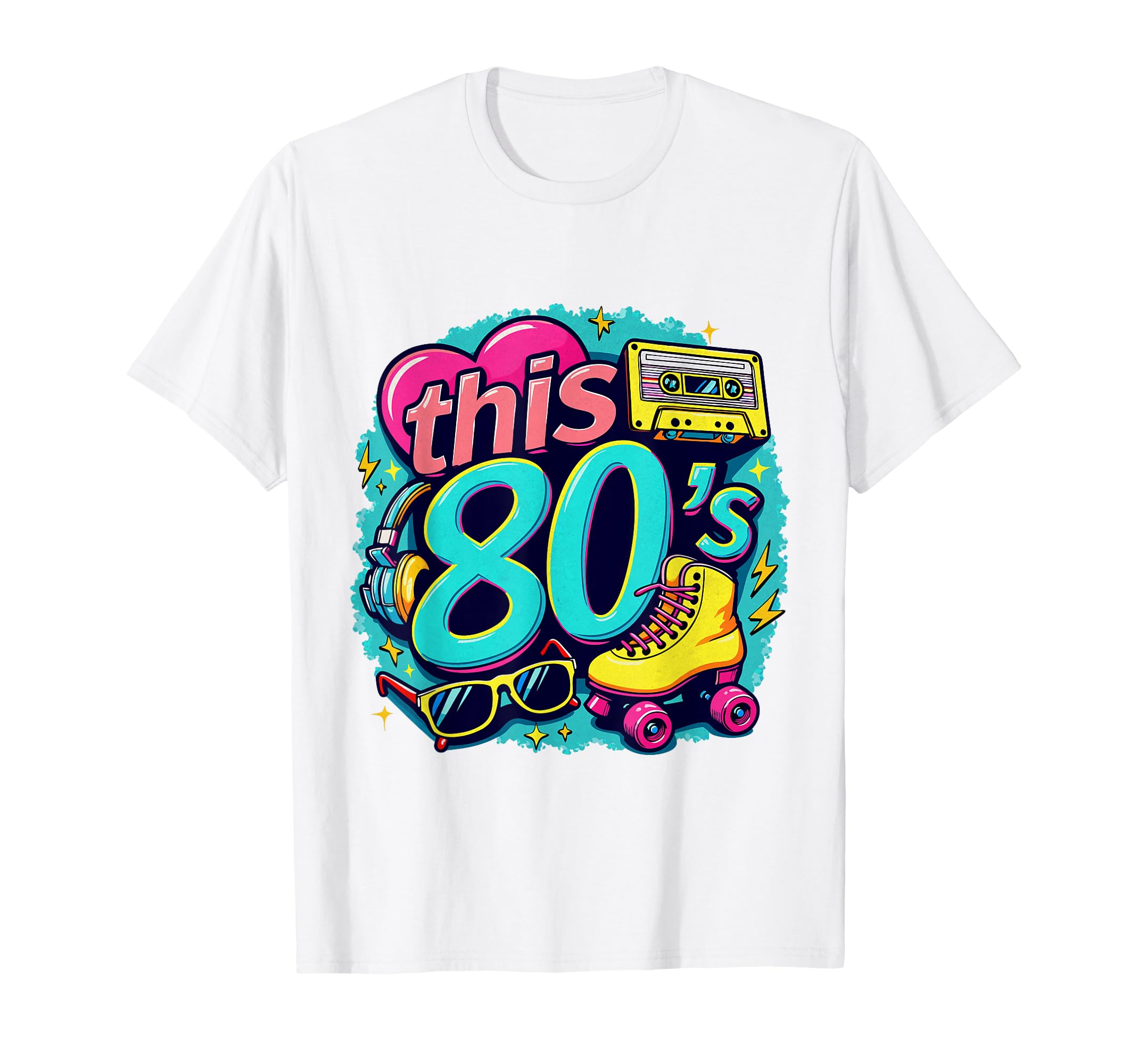 This 80S Bro Cassette Roller Skates T-Shirt - Casual Everyday Wear Unisex - T-Shirt, Sweatshirt, Hoodie