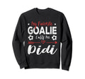 Funny Soccer Goalie Goalkeeper Mom Hoodie - Aesthetic Graphic Unisex - T-Shirt, Sweatshirt, Hoodie
