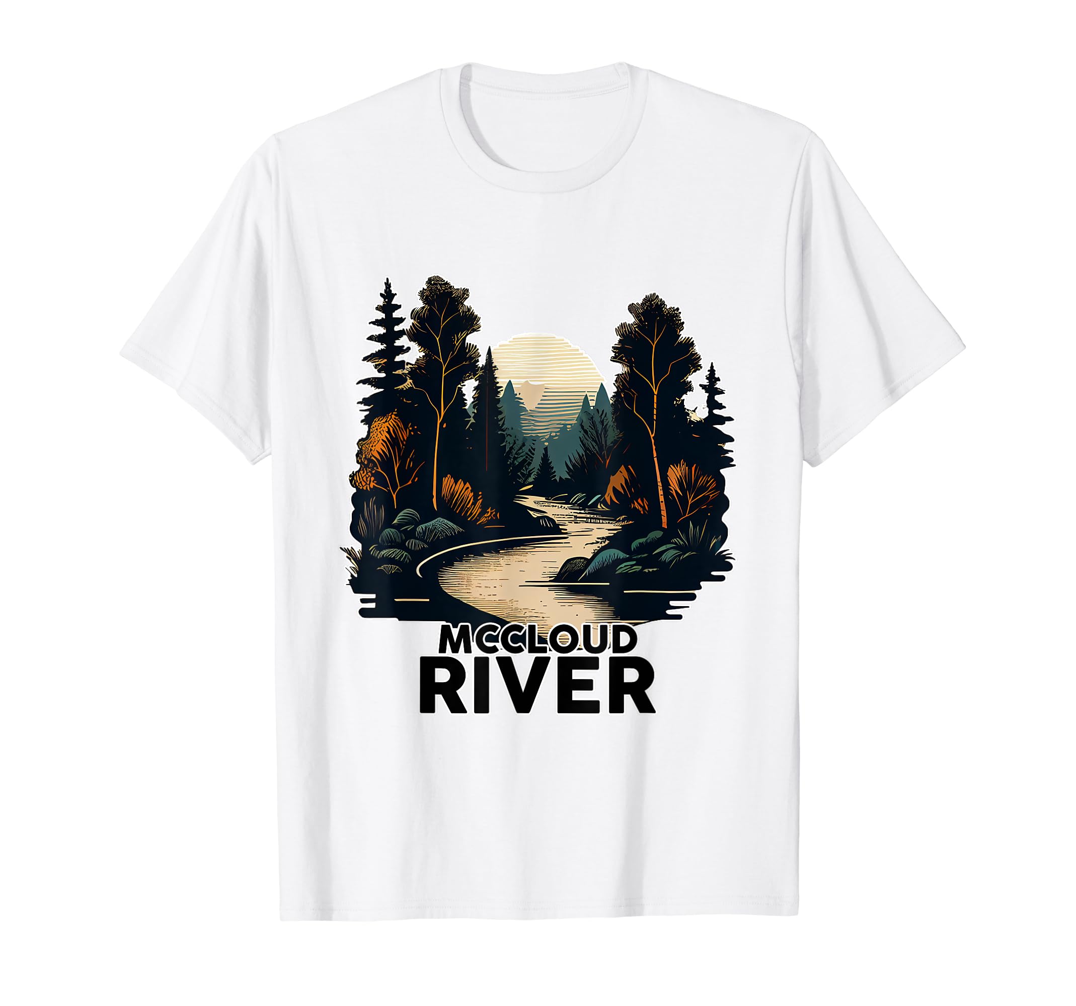 Mccloud River Minimalist River Mccloud T-Shirt - Minimalist Print Unisex - T-Shirt, Sweatshirt, Hoodie