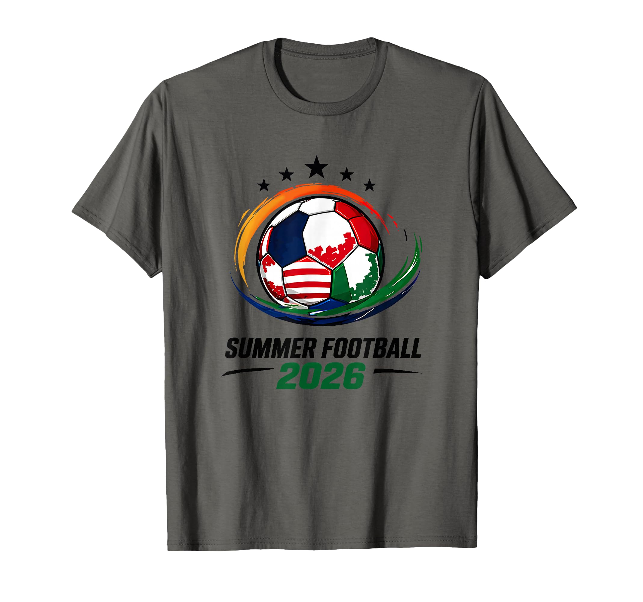 Summer Football 2026 Global Football T-Shirt - Novelty Apparel for Adults - T-Shirt, Sweatshirt, Hoodie
