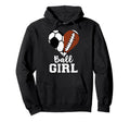 Ball Heart Funny Soccer Football Hoodie - Custom Art Print Unisex - T-Shirt, Sweatshirt, Hoodie