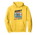 Old School Hip Hop 80S 90S Cassette Hoodie - Novelty Apparel for Adults - T-Shirt, Sweatshirt, Hoodie