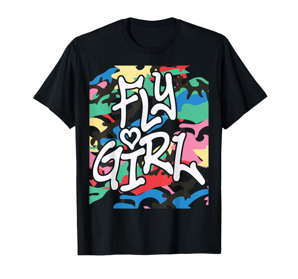 Fly 80S 90S Old School Camo B Hip Hop T-Shirt - Streetwear Style Men Women - T-Shirt, Sweatshirt, Hoodie