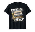 Raised Old School Hip Hop Cassette T-Shirt - Novelty Apparel Unisex - T-Shirt, Sweatshirt, Hoodie