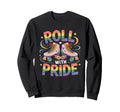 Roller Skate Roller Skating Pride Sweatshirt - Trendy Graphic Unisex - T-Shirt, Sweatshirt, Hoodie