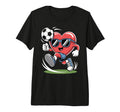 Funny Heart Playing Soccer Sunglasses T-Shirt - Unique Graphic Men Women - T-Shirt, Sweatshirt, Hoodie